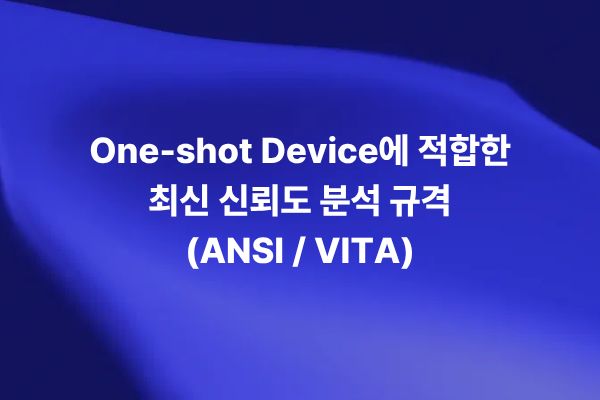ANSI VITA 51 규격을 기반으로 One-shot Device 신뢰도 분석과 MIL-HDBK-217 한계를 설명하는 썸네일 이미지