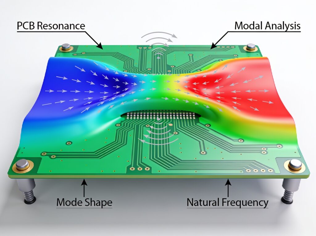 PCB 공진과 모달 해석을 통한 고유 진동수 확인