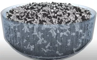 Ansys Rocky를 활용한 DEM 입자 거동 시뮬레이션 예시