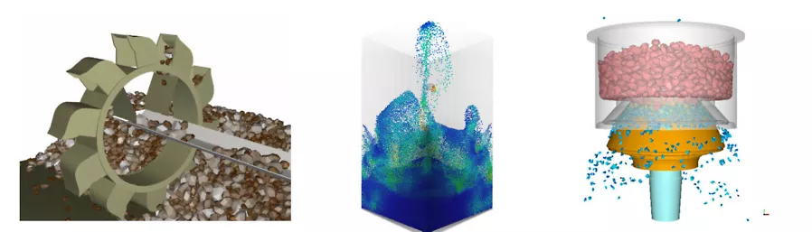 Ansys Rocky를 활용한 복합재 입자 거동 시뮬레이션