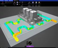 Ansys Discovery 2021 R1의 Conjugate Heat Transfer 열 관리 해석