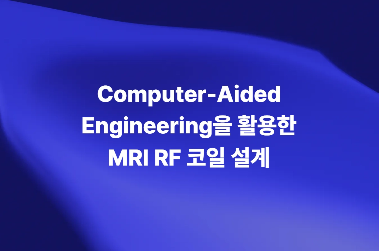 XFdtd 기반 MRI RF 코일 설계 및 전자기 해석