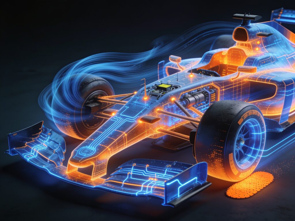 Formula 1 차량 성능과 다중물리 시뮬레이션 개념