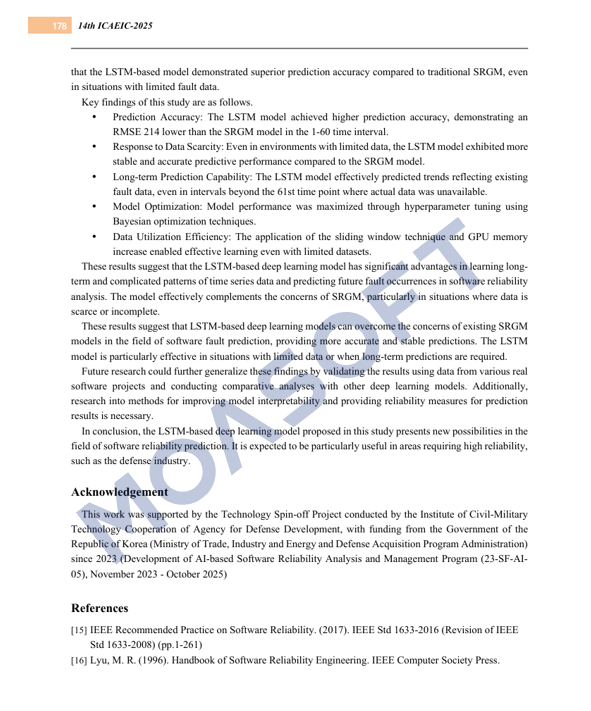 LSTM 기반 딥러닝 모델의 예측 정확도, 데이터 부족 대응력, 장기 예측 능력 등 주요 연구 결론