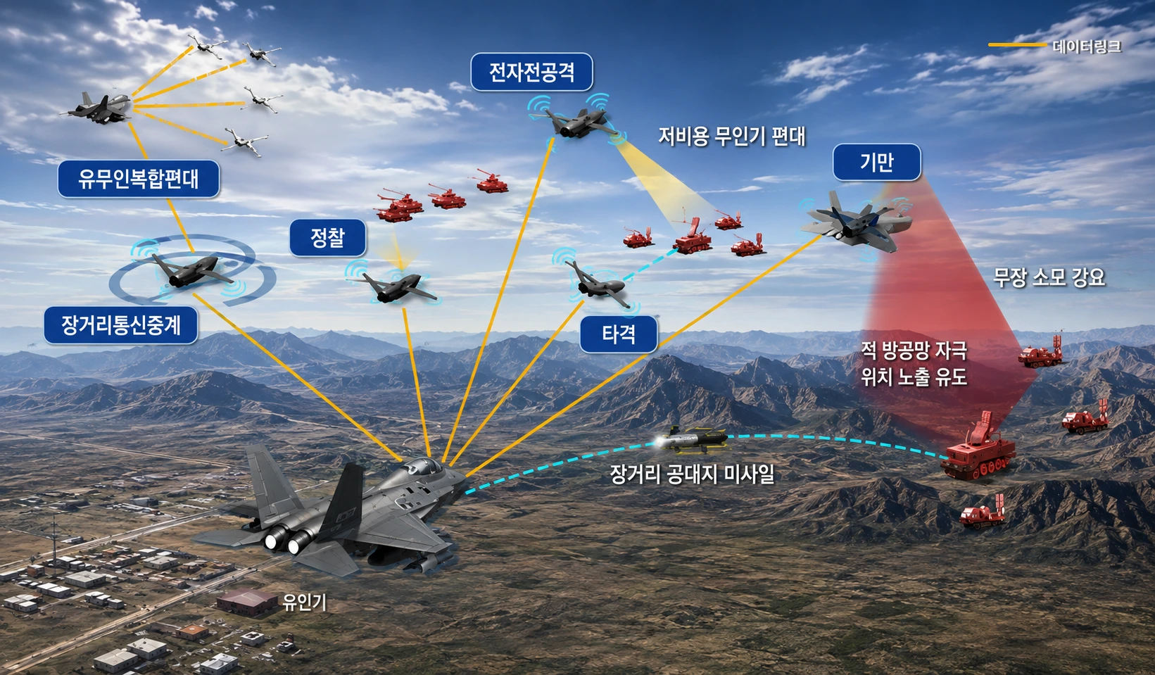 RCS 출력 강화 무인기 기만체계 운용 개념