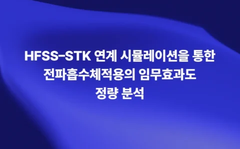 HFSS STK 연계 시뮬레이션을 통한 전파흡수체 임무효과도 분석