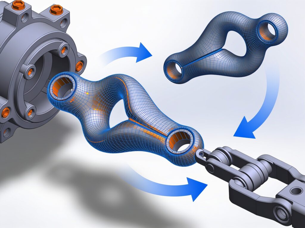 Ansys Motion EasyFlex를 활용한 유연체 모델링과 모드 추출
