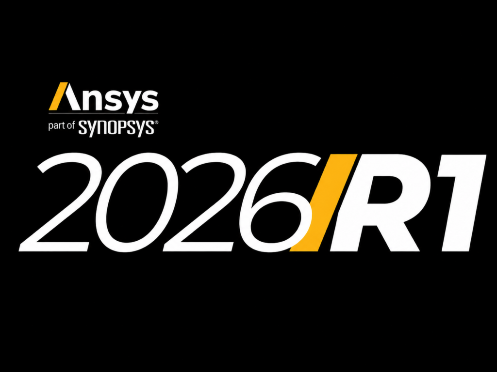 Ansys 2026 R1 로고와 Synopsys 브랜드 표기