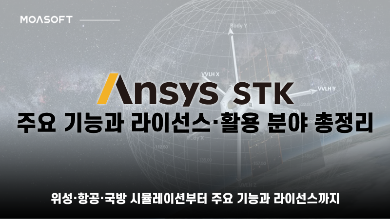 Ansys STK 디지털 미션 엔지니어링과 위성 항공 국방 시뮬레이션
